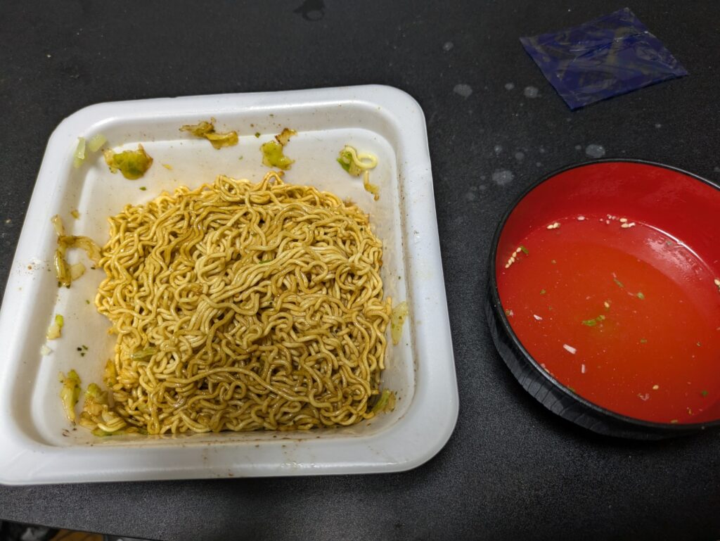 実食の様子